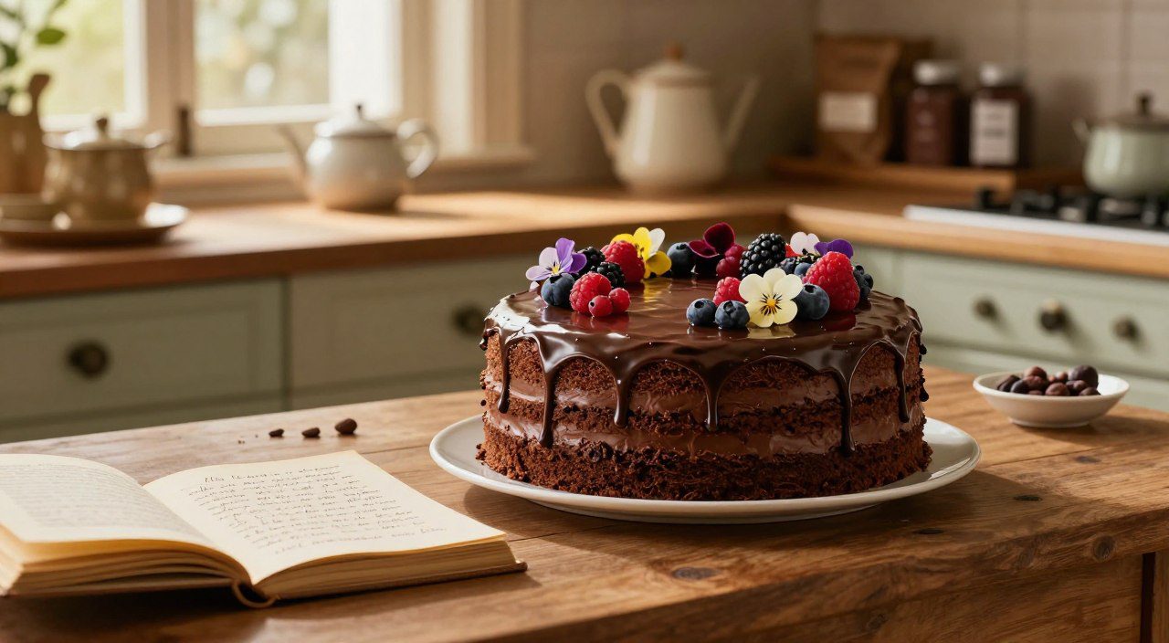 História por Trás do Bolo de Chocolate