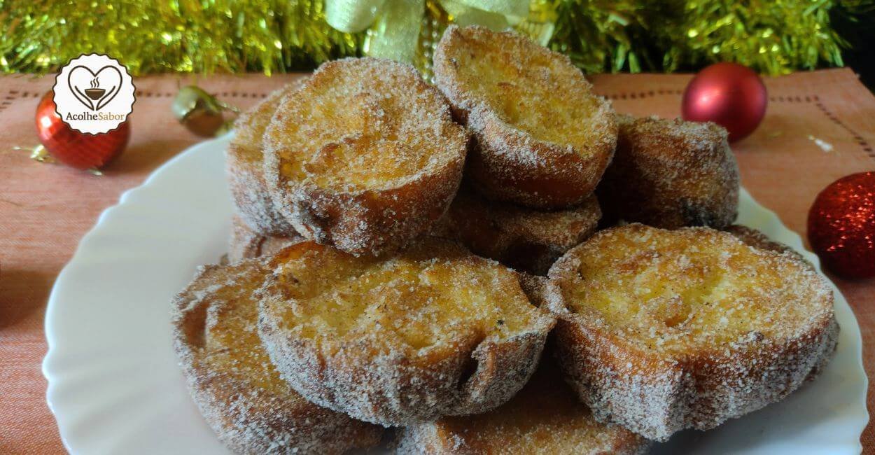 Rabanada Frita sem Lactose