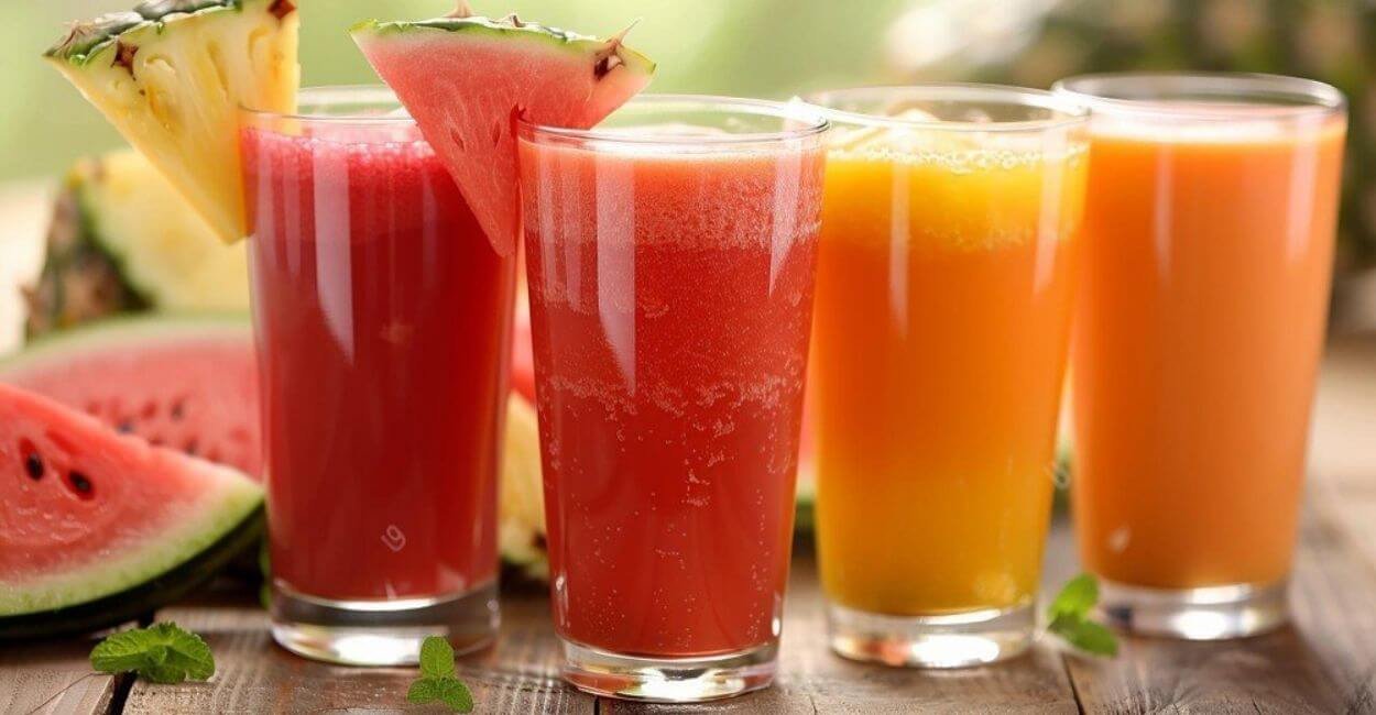 Frutas em Sucos