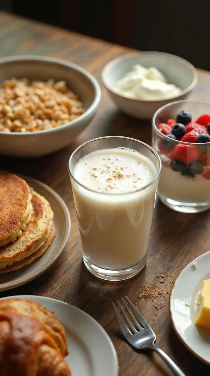 Café da manhã que incomoda quem evita lactose