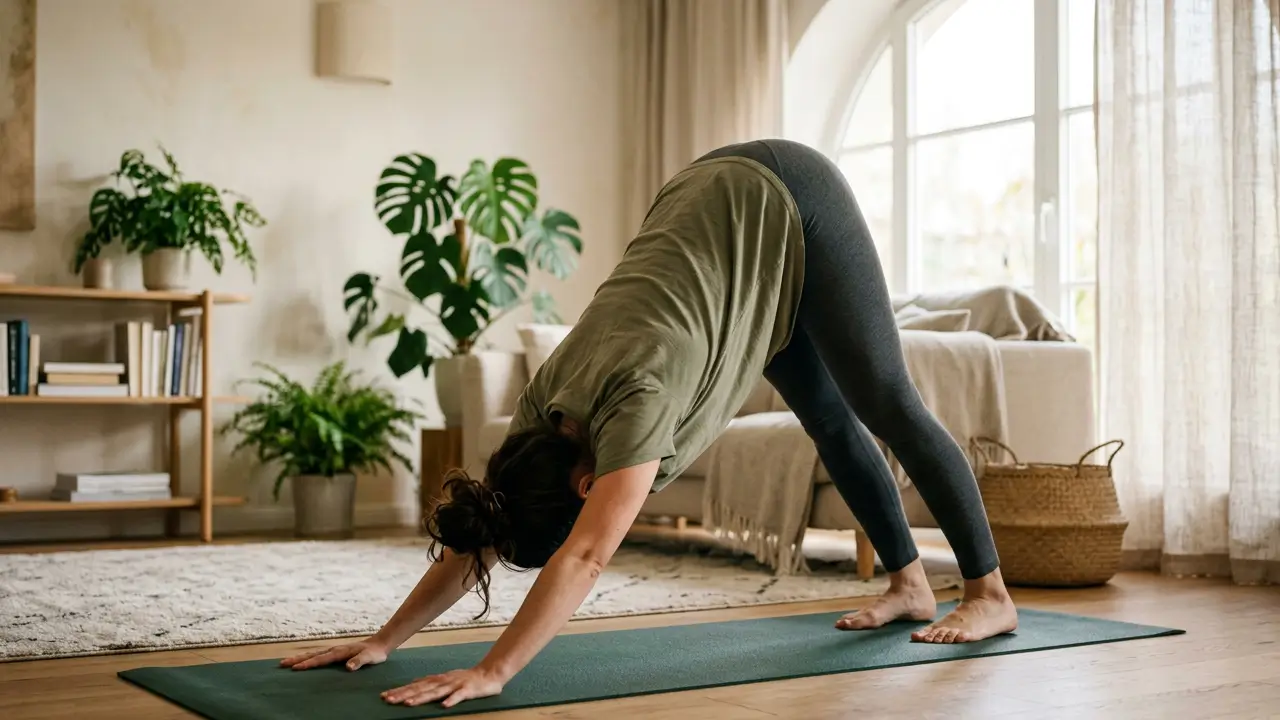 aula de yoga online presente para mãe bem estar