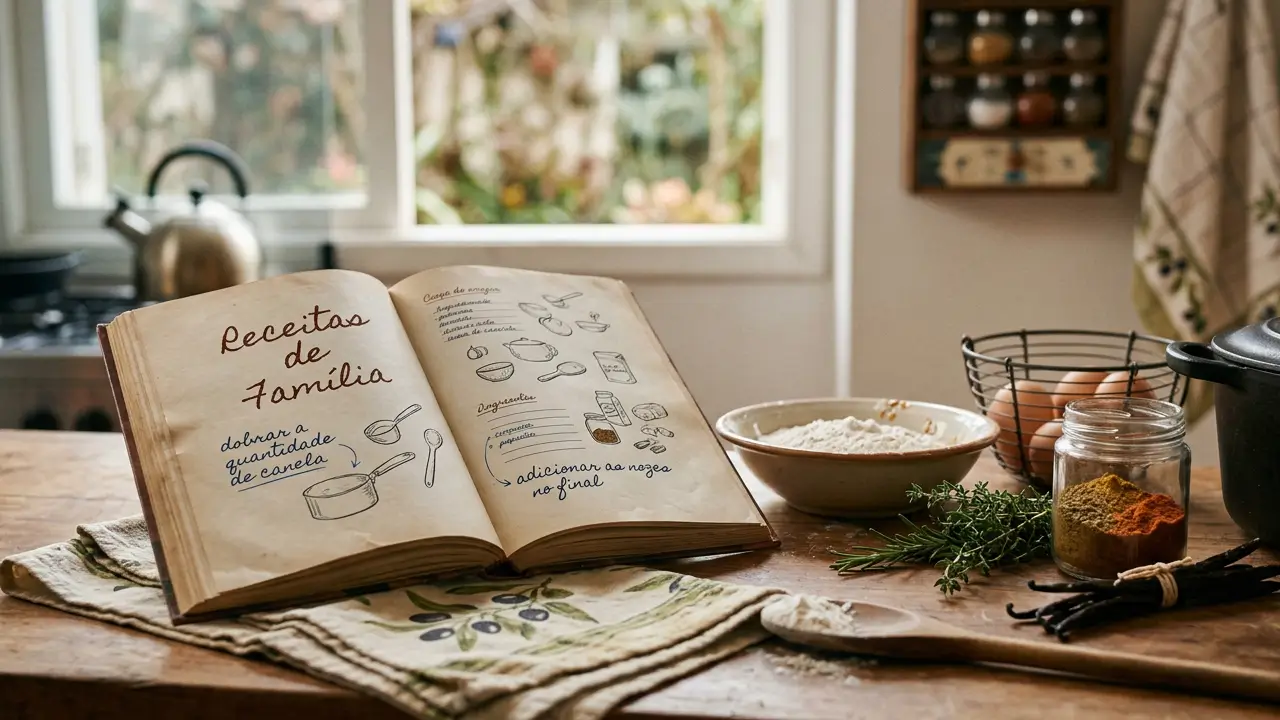 livro de receitas presente criativo para mãe que gosta de cozinhar