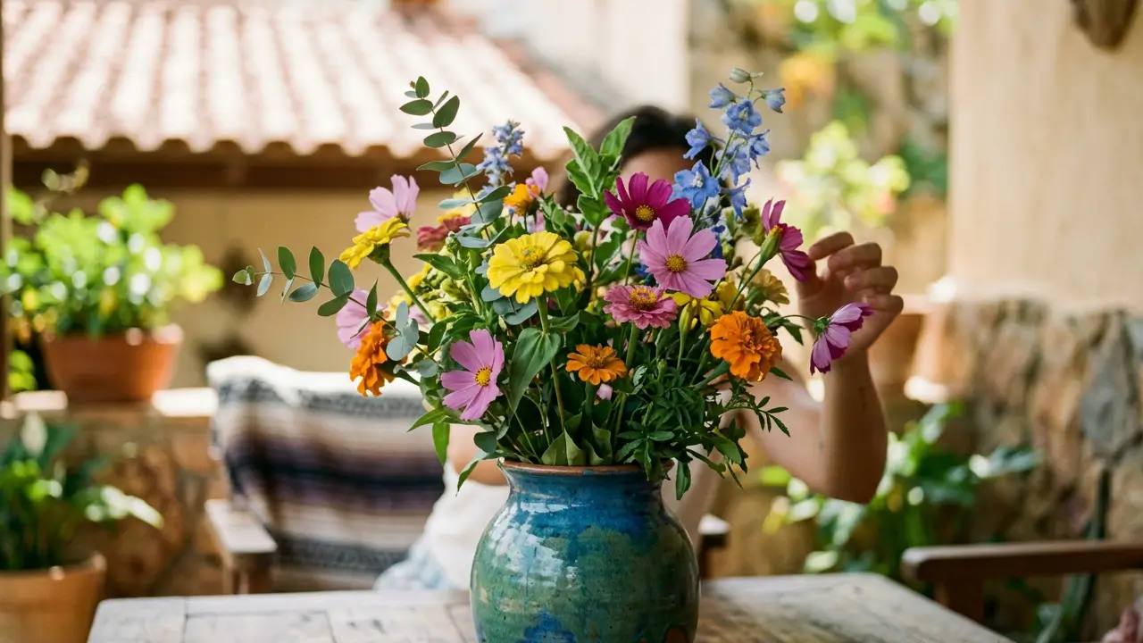 planta ou flores presente dia das mães simples e delicado