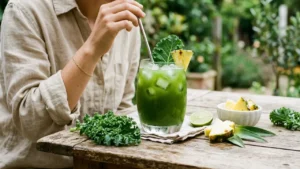 Benefícios do Suco de Couve com Abacaxi e Limão